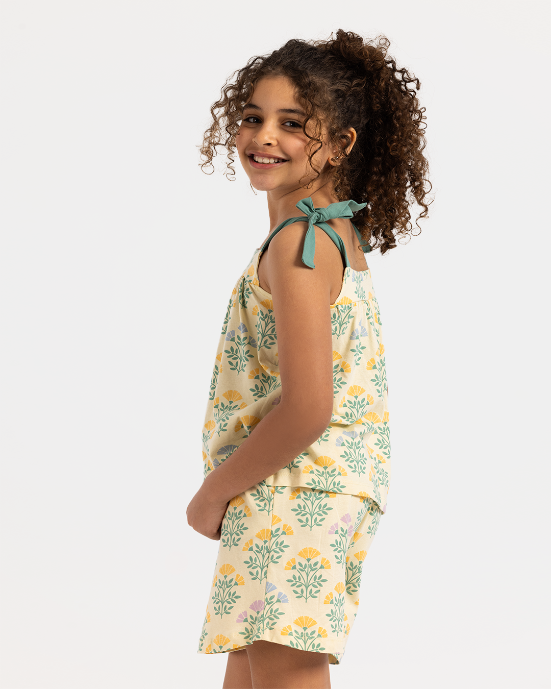 little Pajama set in colorful Florals