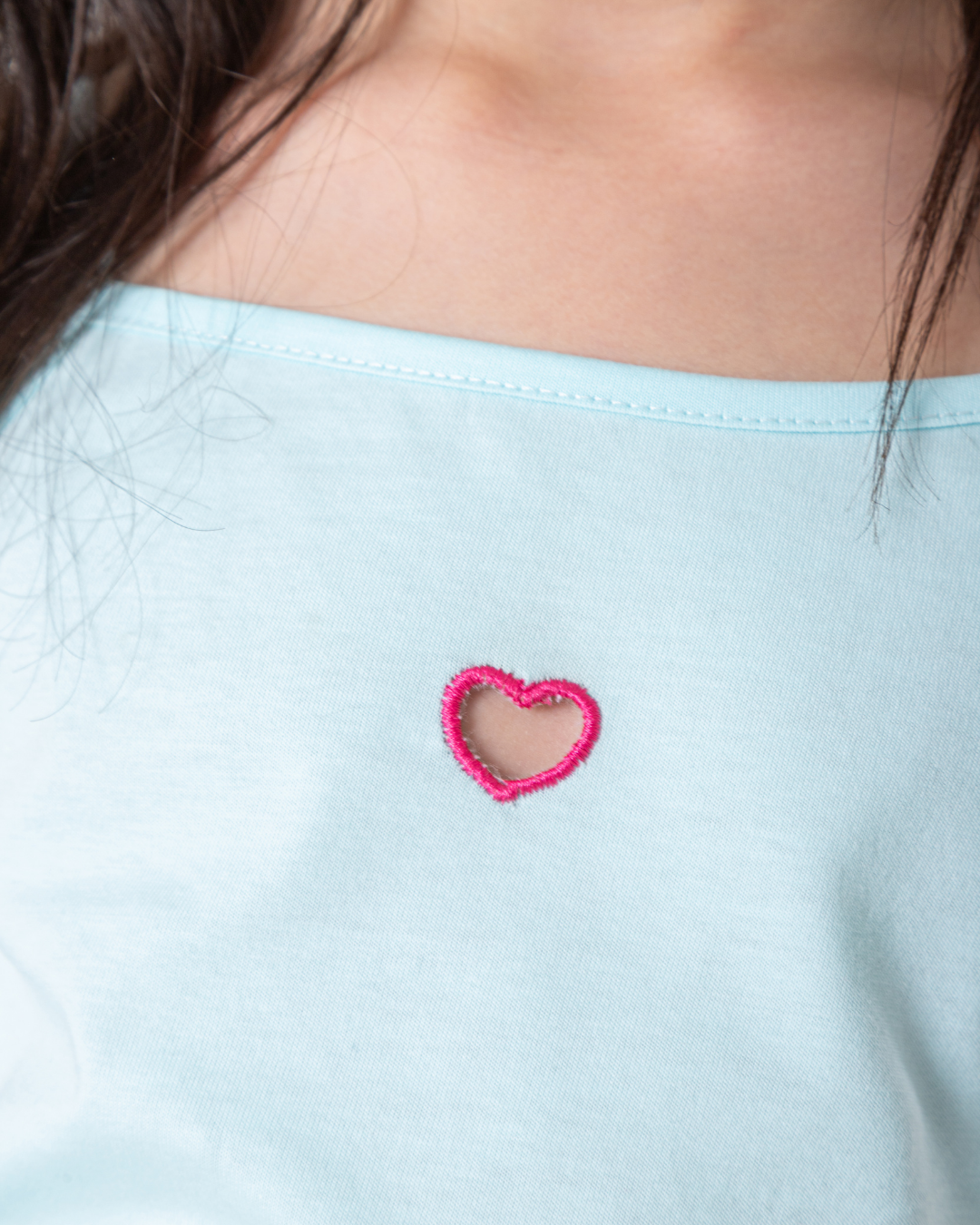 بيجاما بنات مخططة بألوان باستيل ناعمة