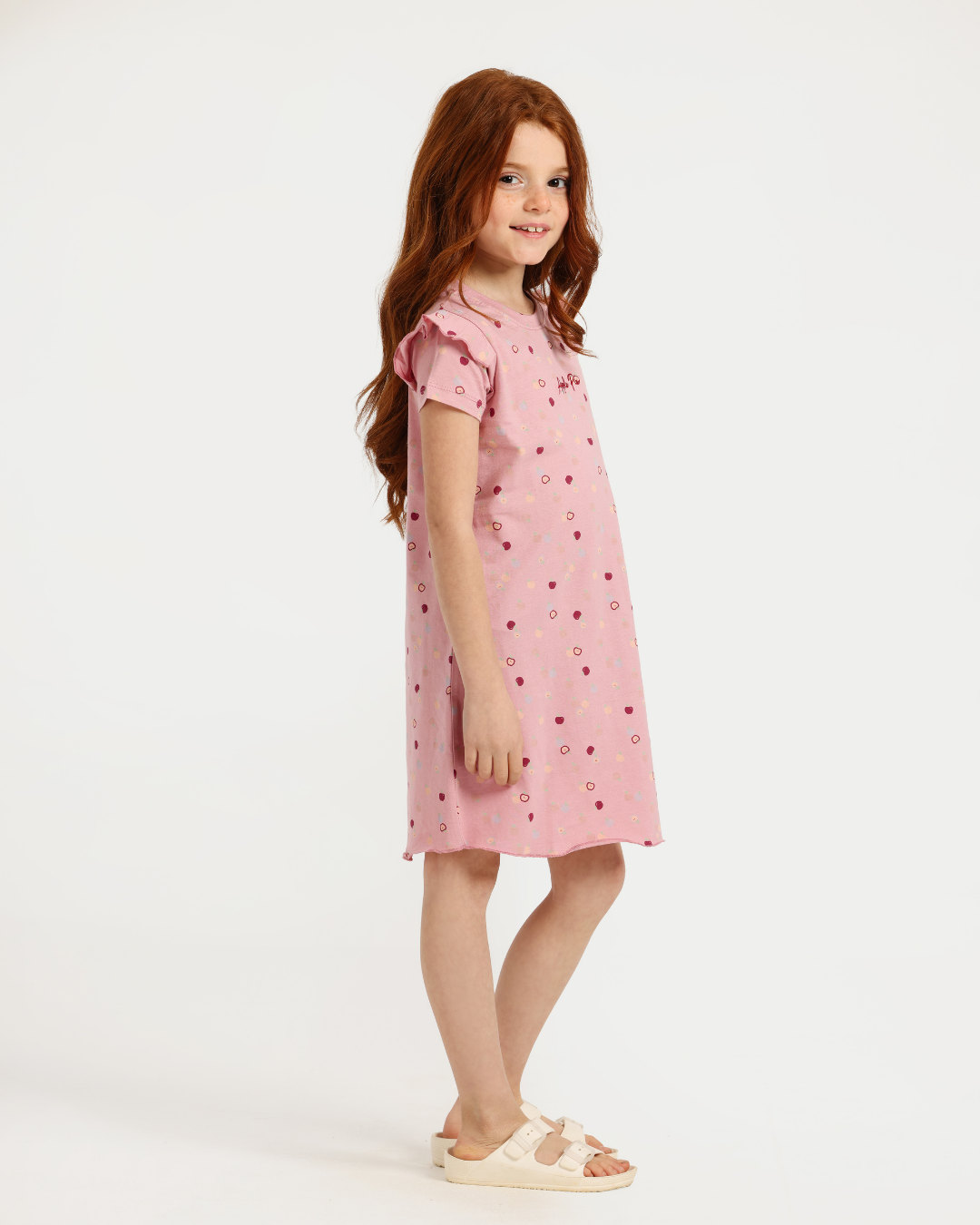 فستان بناتي فطيرة التفاح