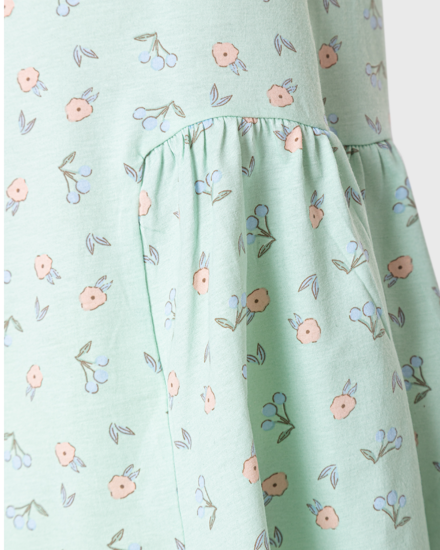 فستان مطبوع قطن