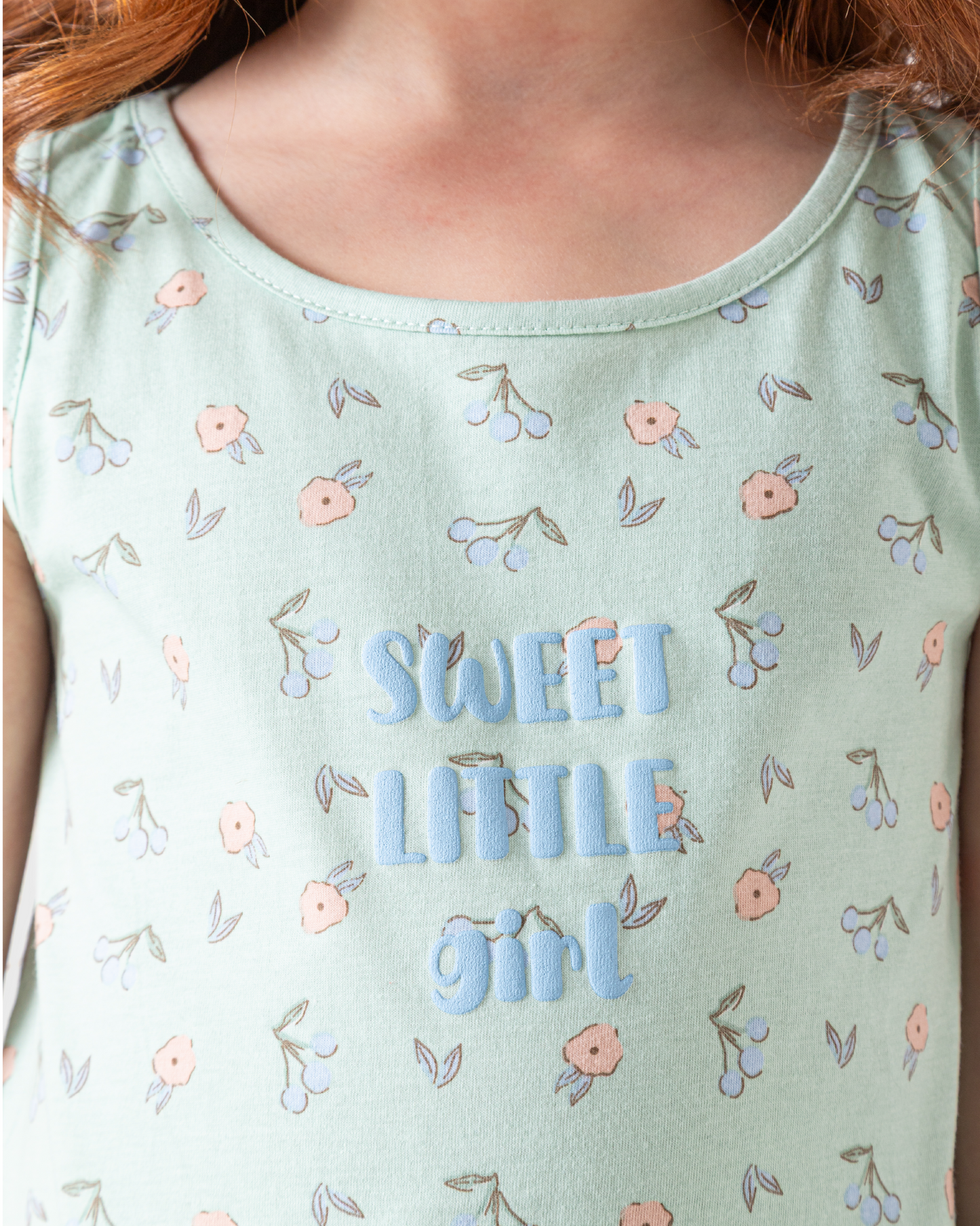 فستان مطبوع قطن