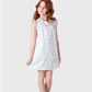 Nightgown with large floral pattern