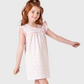 Nightgown with large floral pattern