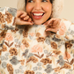 Winter Flowers Women Pajama in Dusty colors