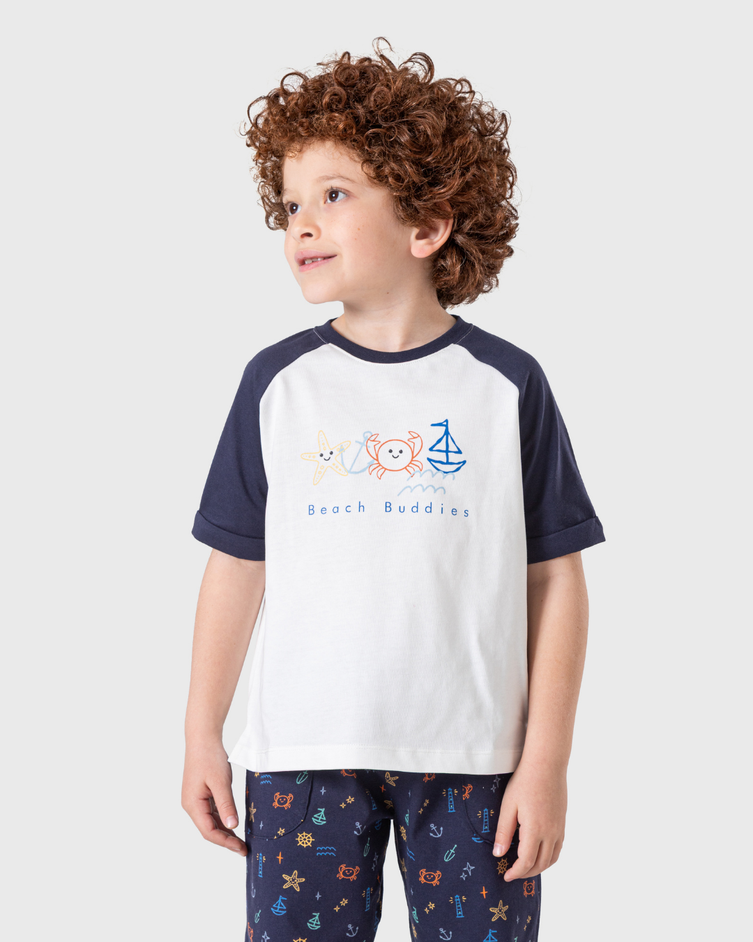 أصدقاء الشاطئ بيجاما اولادي