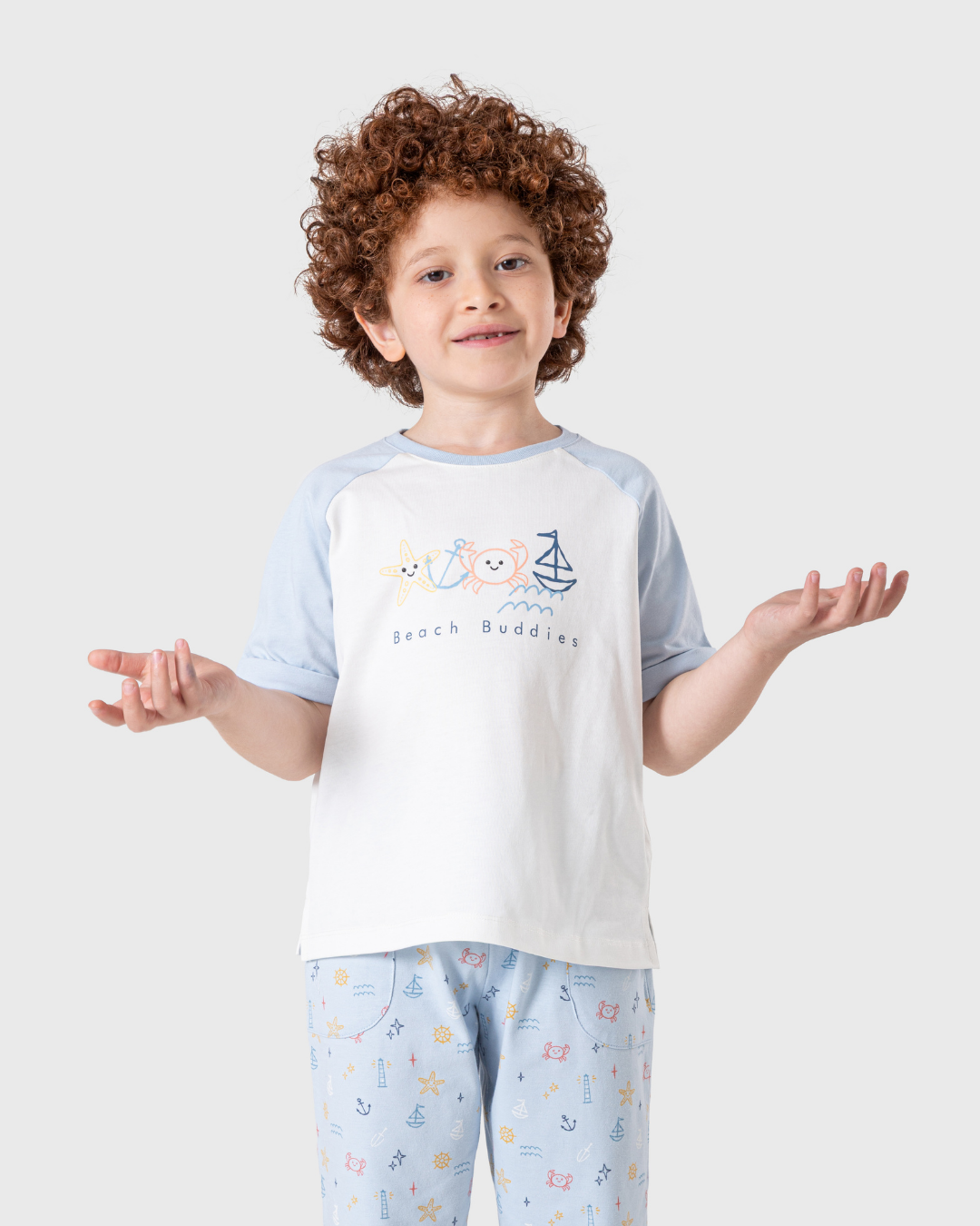 أصدقاء الشاطئ بيجاما اولادي