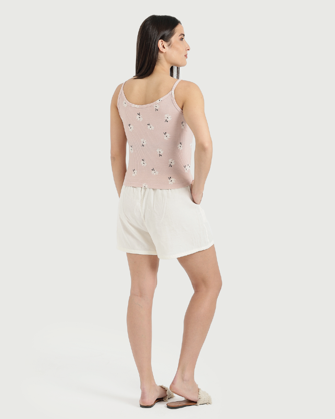 بيجاما حديقة ناعمة بلون اللافندر