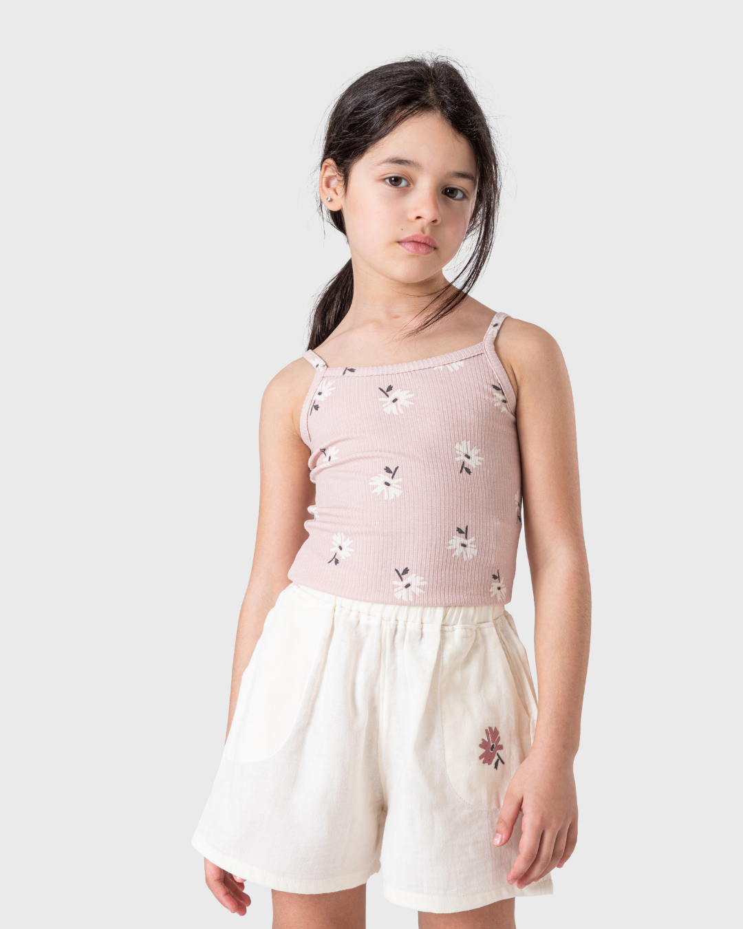 بيجاما بناتي بلون اللافندر الناعم