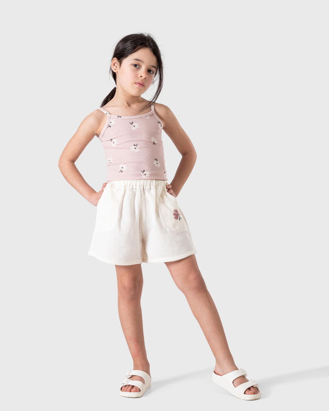 بيجاما بناتي بلون اللافندر الناعم