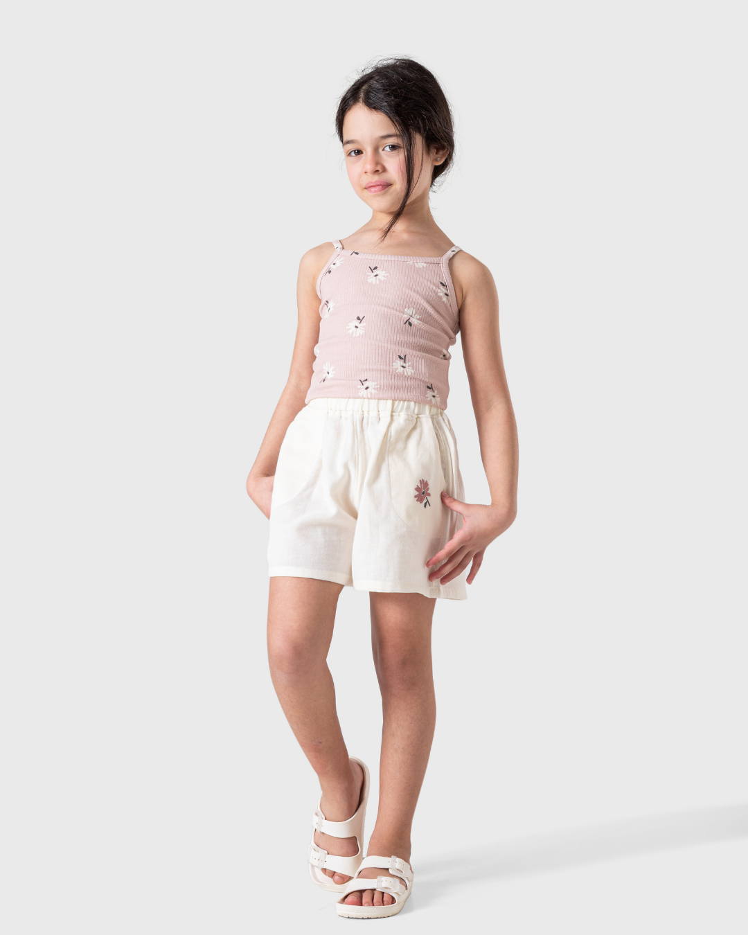 بيجاما بناتي بلون اللافندر الناعم