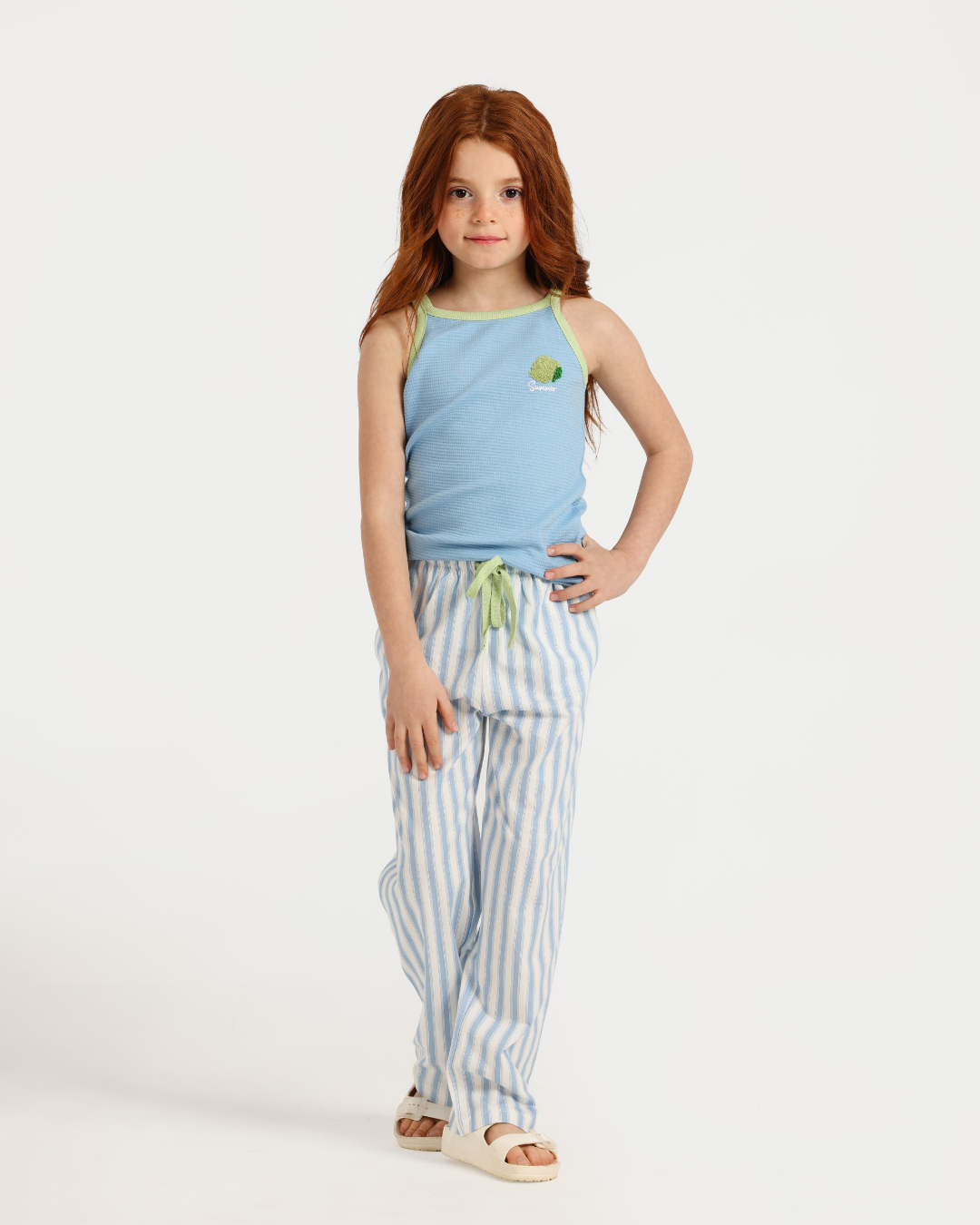 Cool Girl Pajama in bright blue