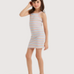 A cash swimsuit with cute stripes for a spoiled little girl