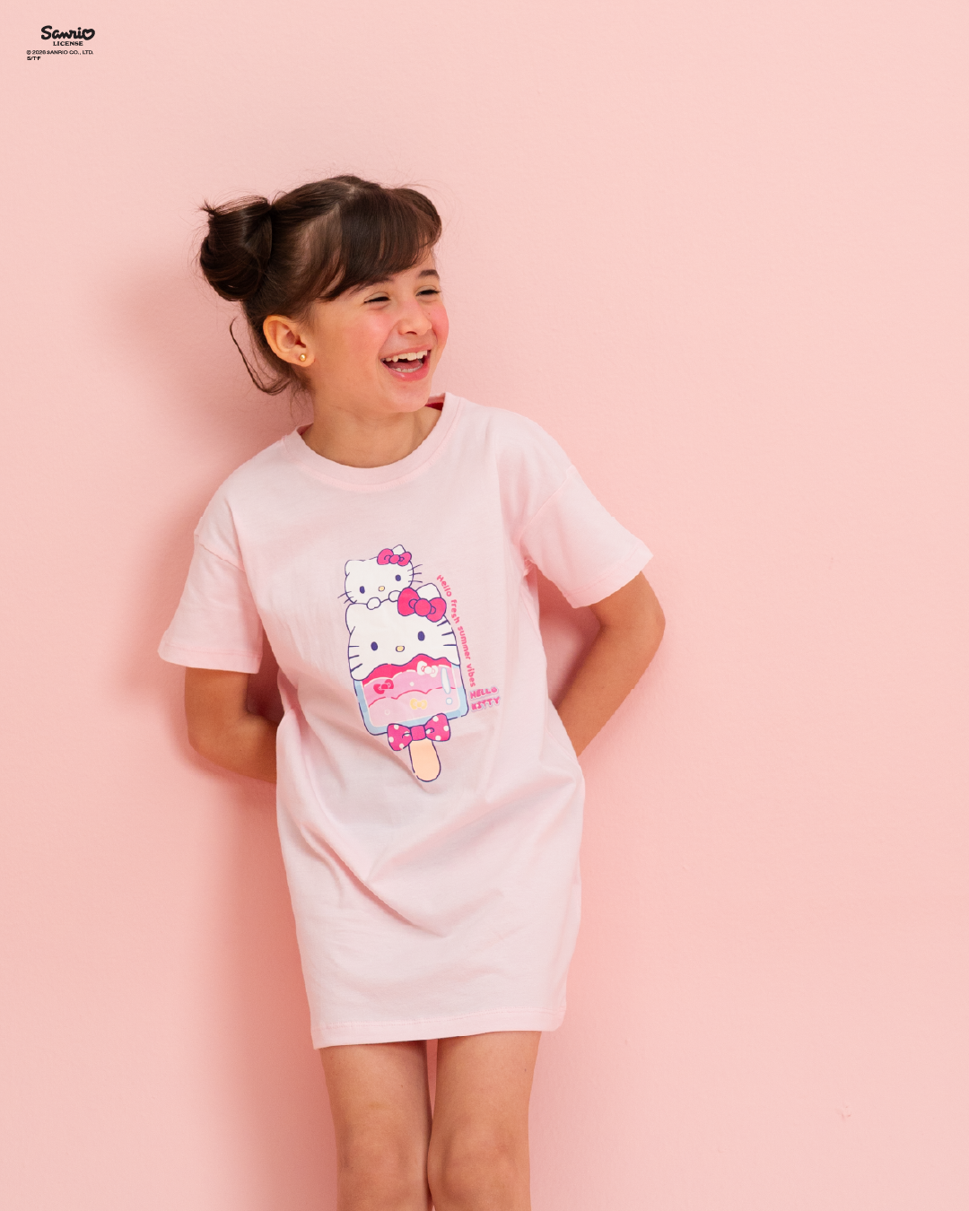 Hello Kitty Girls Shirt Dress