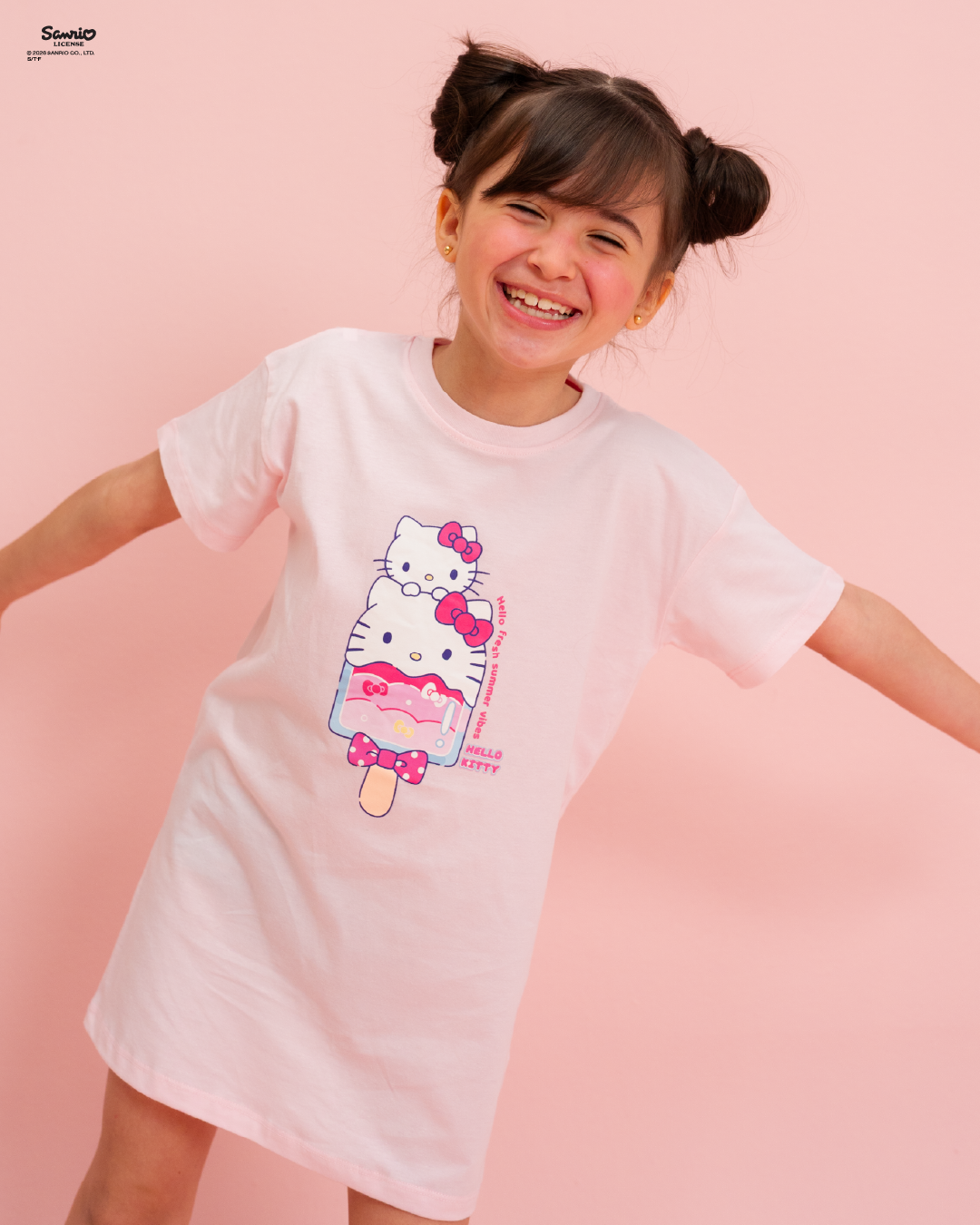 Hello Kitty Girls Shirt Dress