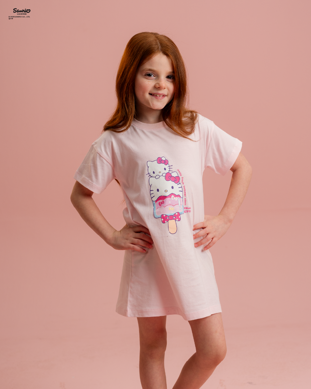 Hello Kitty Girls Shirt Dress