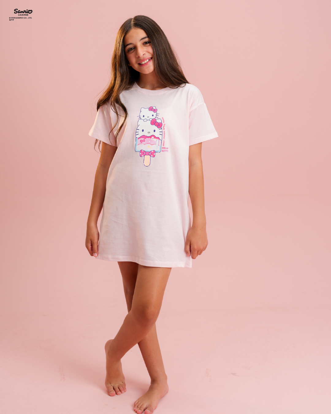 Hello Kitty Girls Shirt Dress