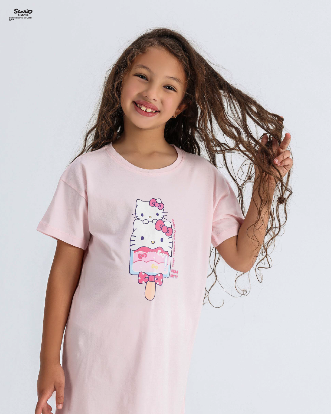 Hello Kitty Girls Shirt Dress