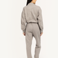 Women tracksuit high neck in soft colors