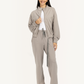 Women tracksuit high neck in soft colors
