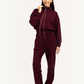 Women tracksuit high neck in soft colors