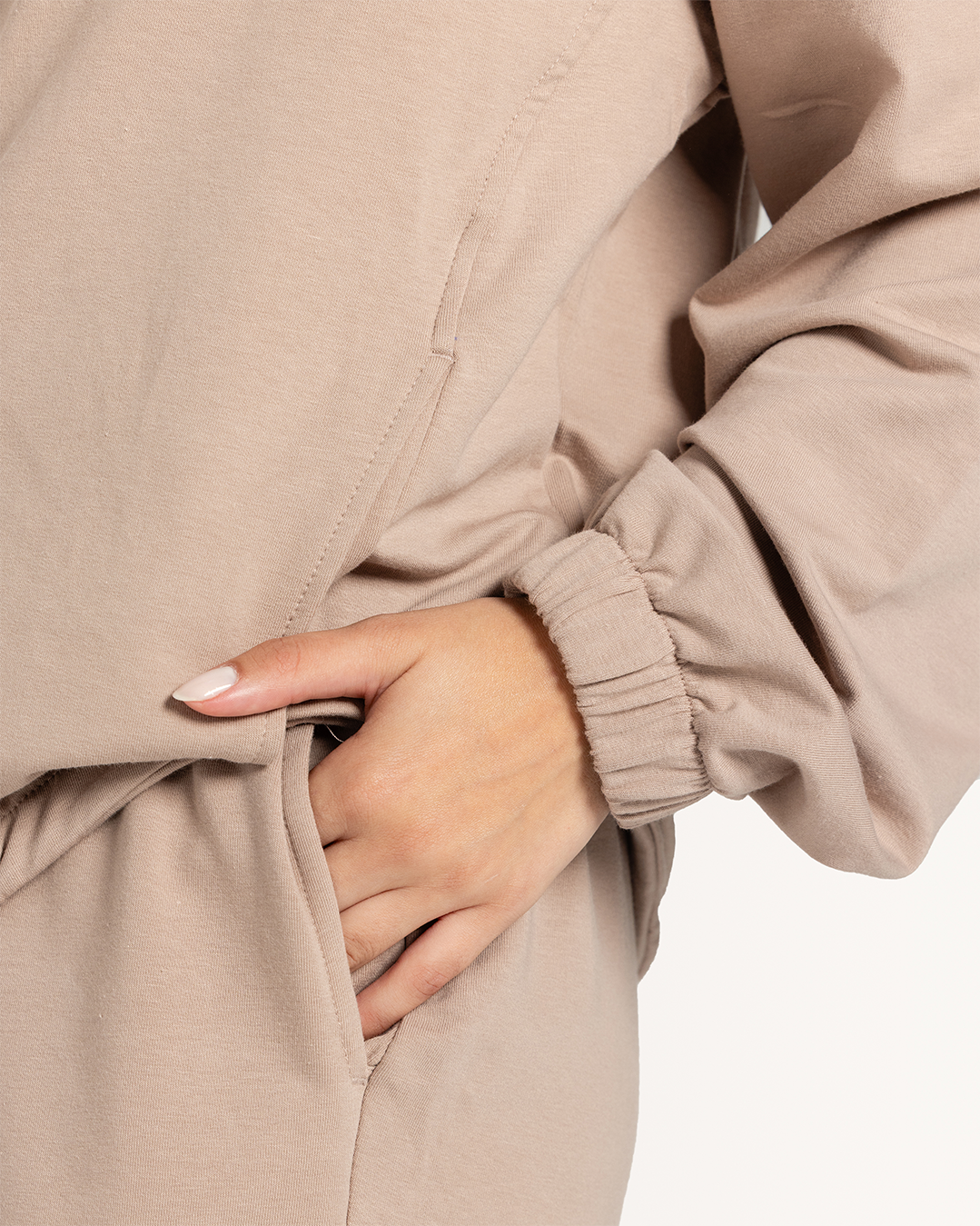 Women tracksuit with a hoodie