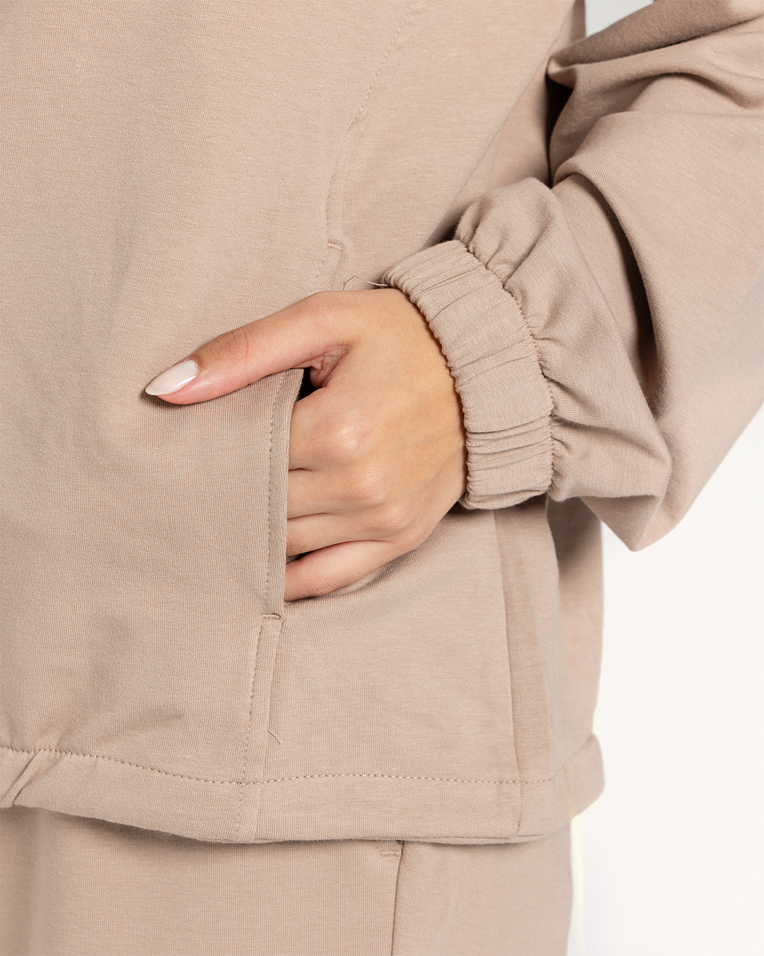 Women tracksuit with a hoodie