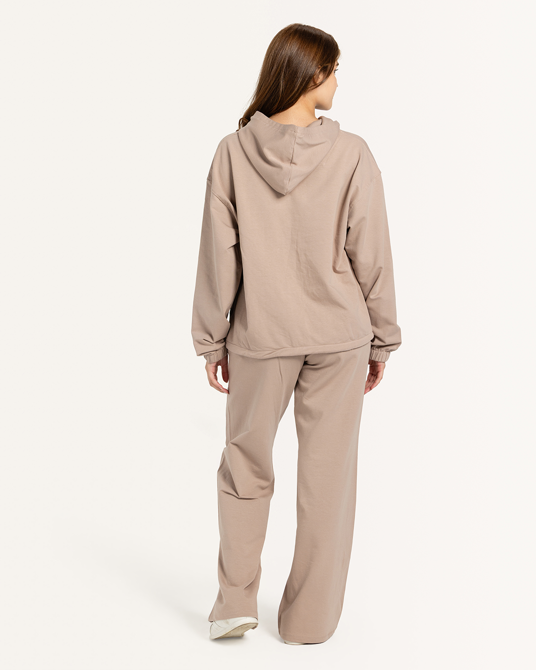 Women tracksuit with a hoodie