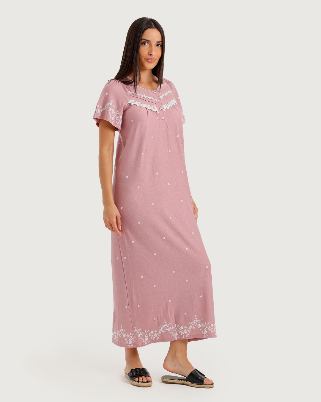 Women's Lycra Short Sleeve Nightshirt