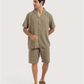 Men's linen set in multiple colors