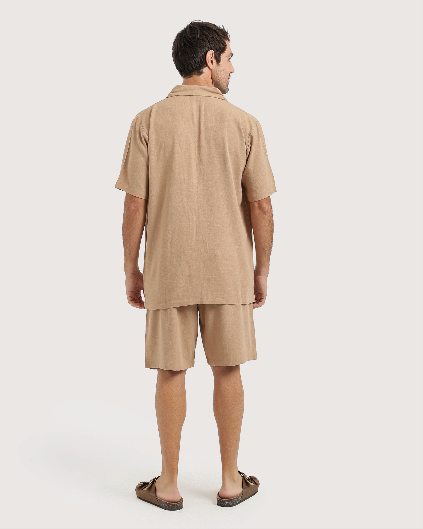 Men's linen set in multiple colors