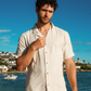 Men's linen set in multiple colors