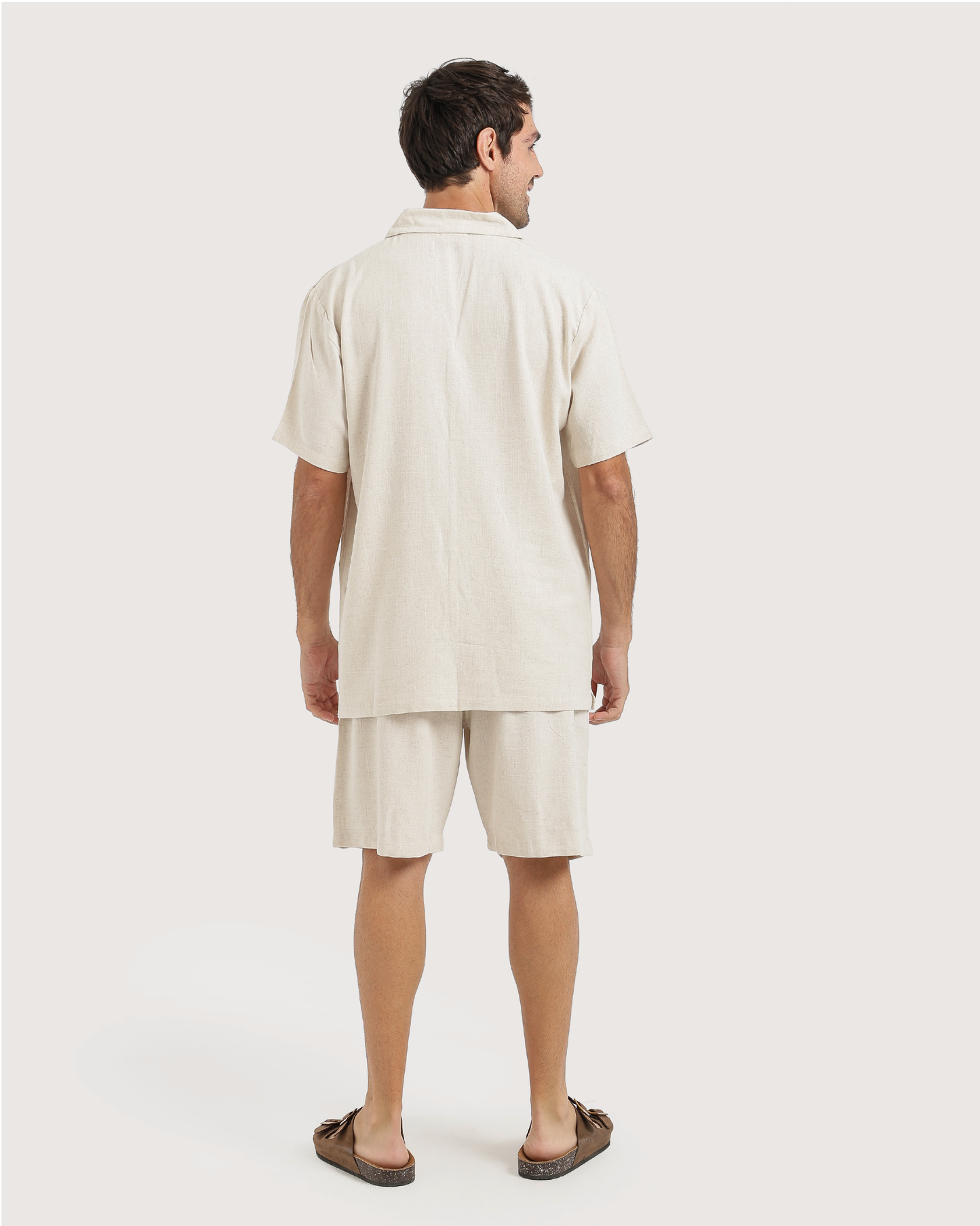 Men's linen set in multiple colors
