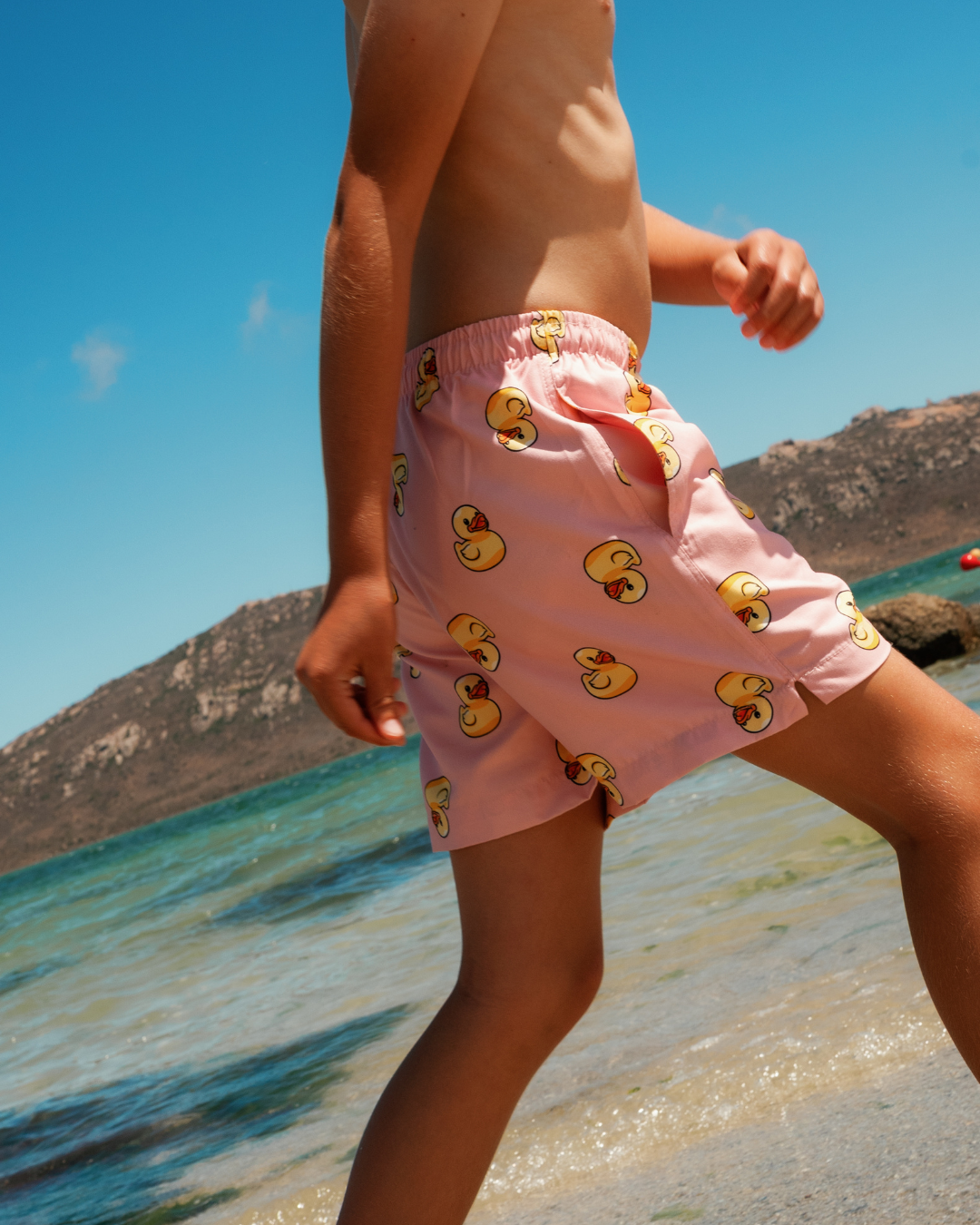 Happy Duck Printed Swimsuit