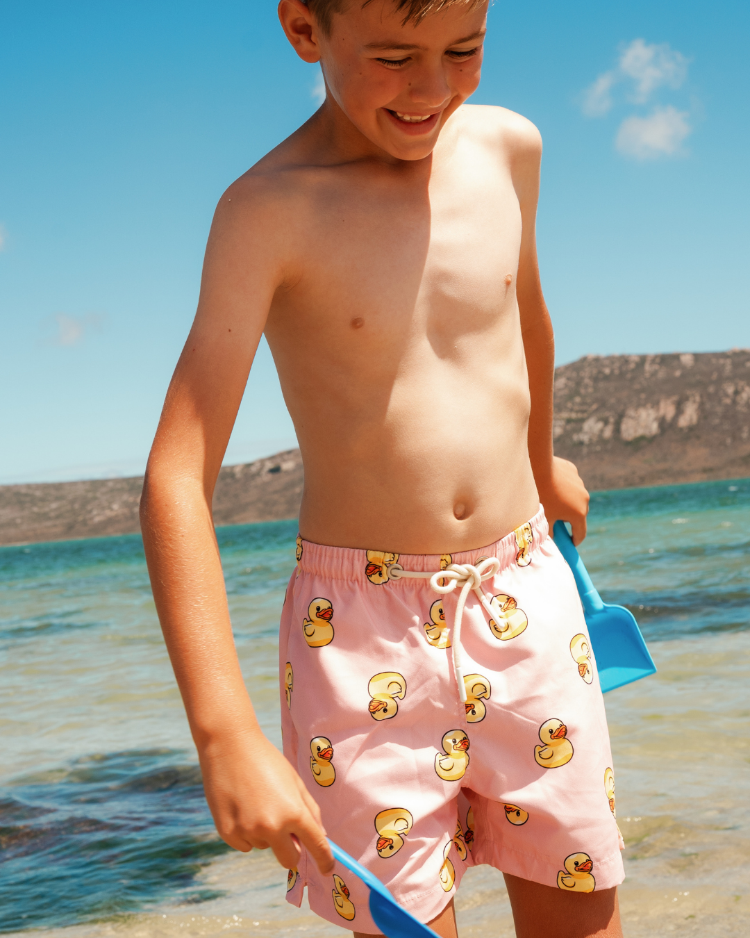 Happy Duck Printed Swimsuit