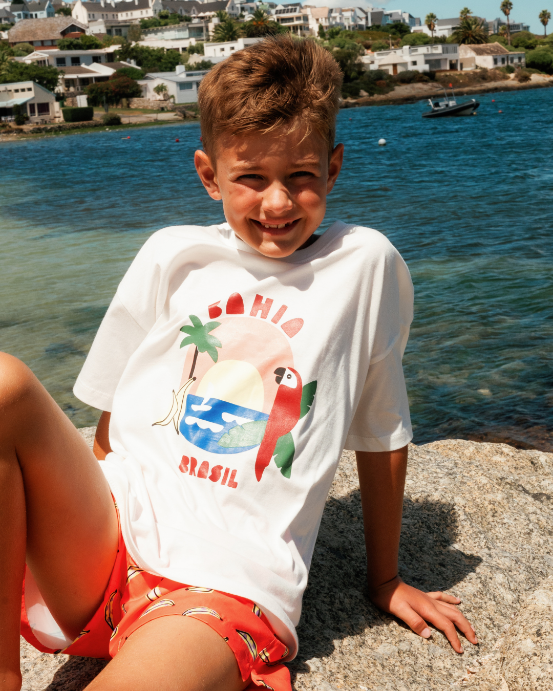 Summer Fruit Printed Swimsuit