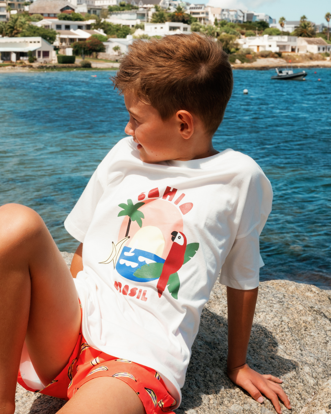 Summer Fruit Printed Swimsuit
