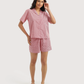 Classic women's pajamas with a distinctive plaid pattern