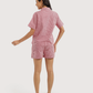 Classic women's pajamas with a distinctive plaid pattern