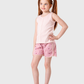 Girls' Pajamas with Apple Print