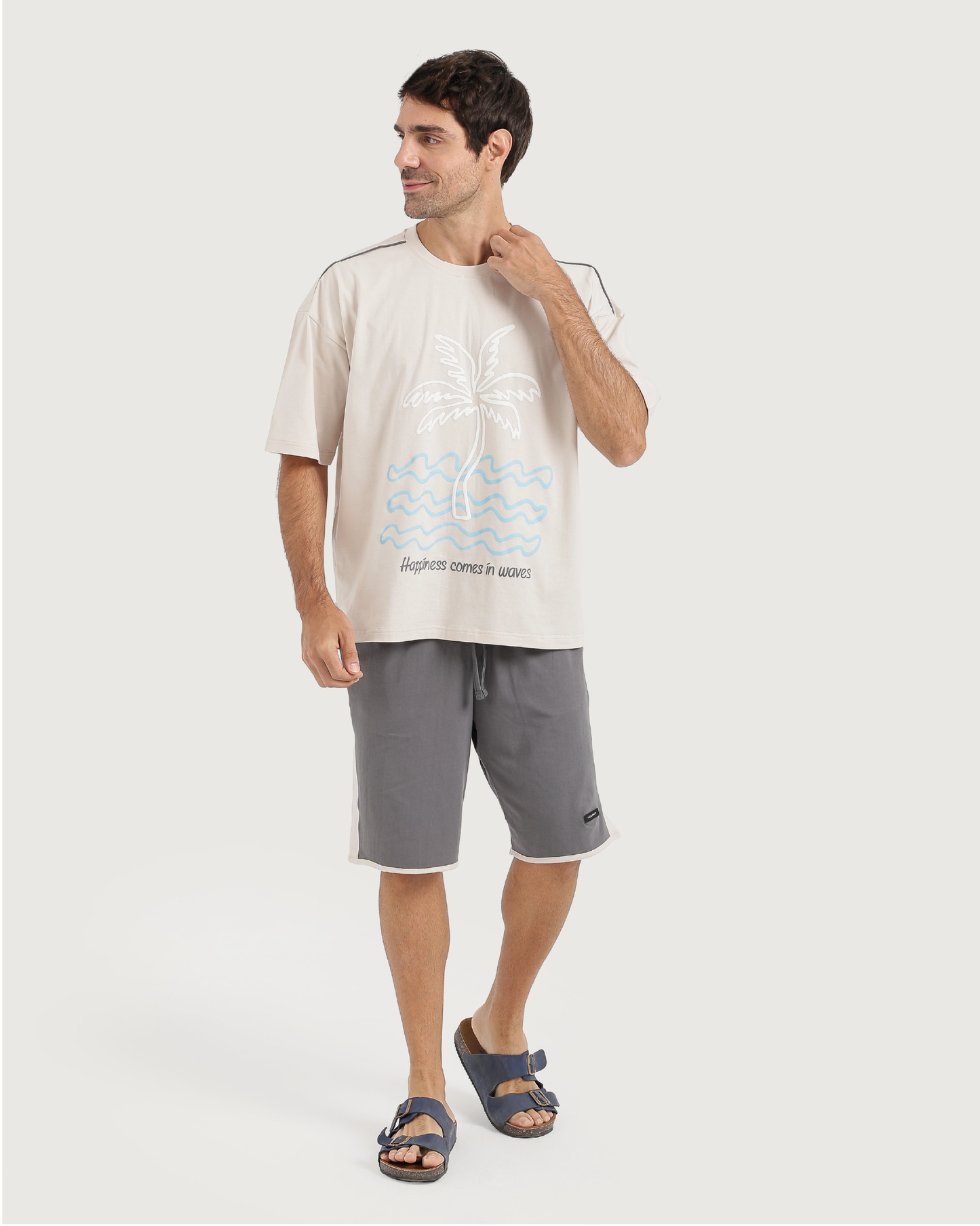 Men's Pajama Happiness Comes in Waves