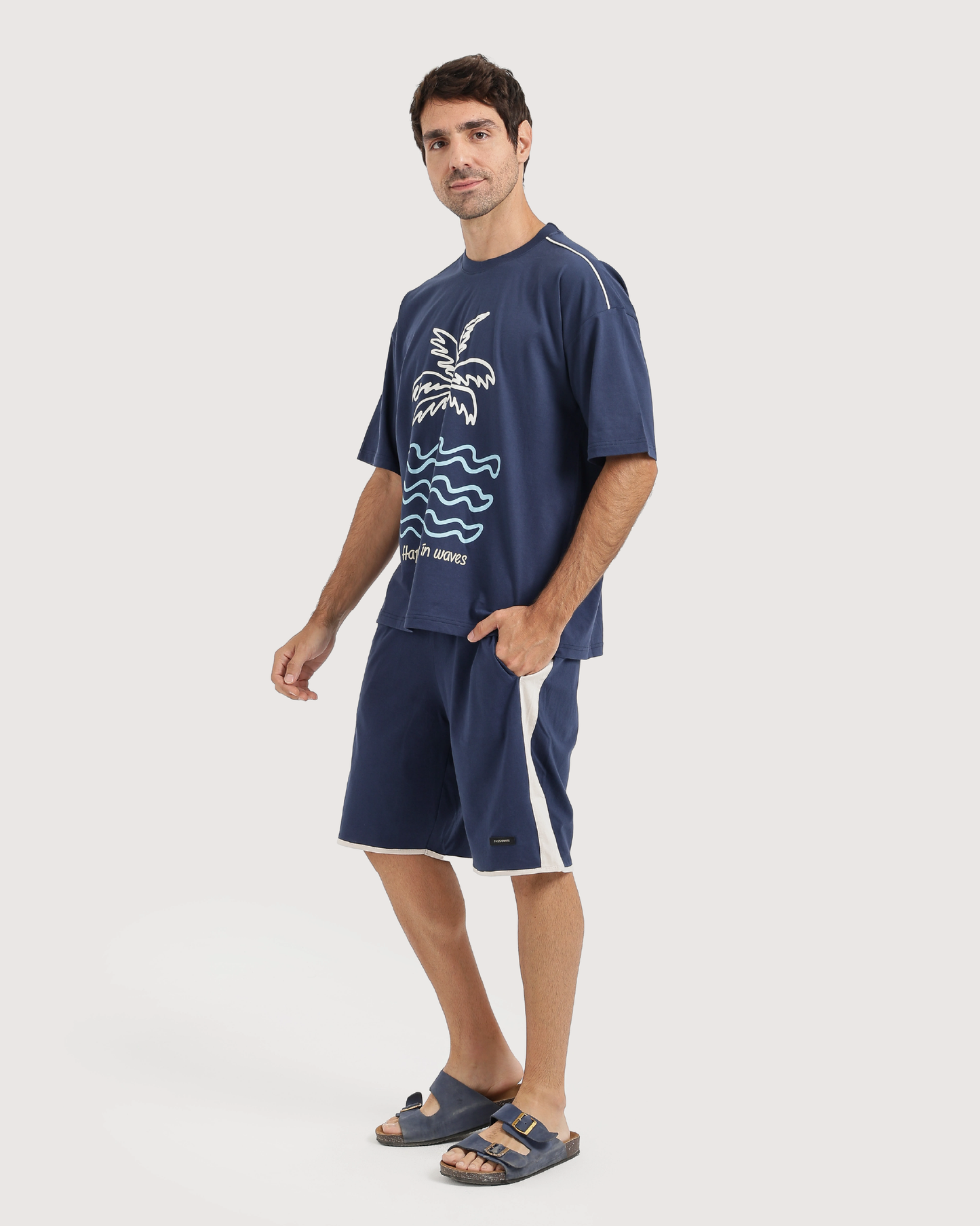 Men's Pajama Happiness Comes in Waves