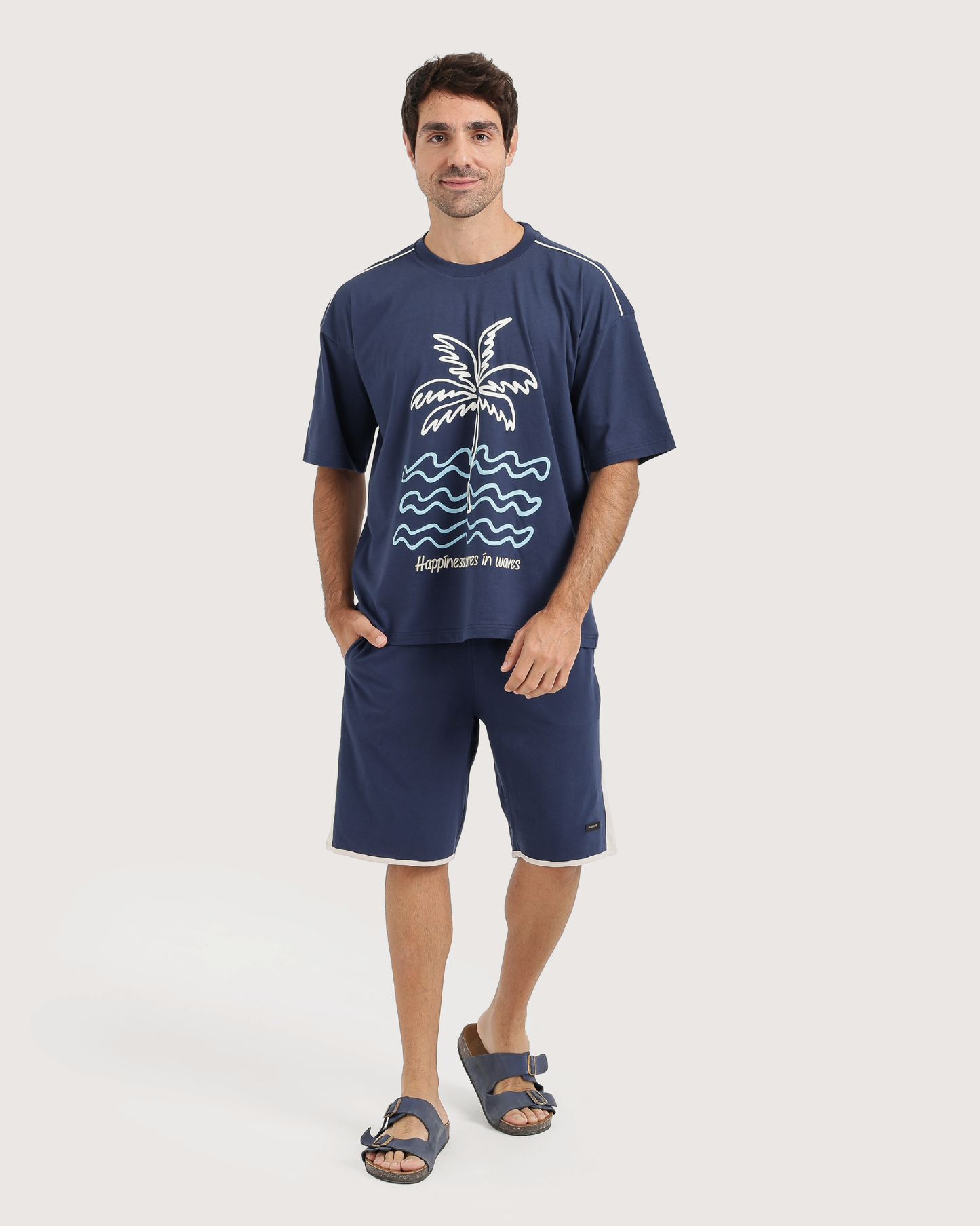 Men's Pajama Happiness Comes in Waves