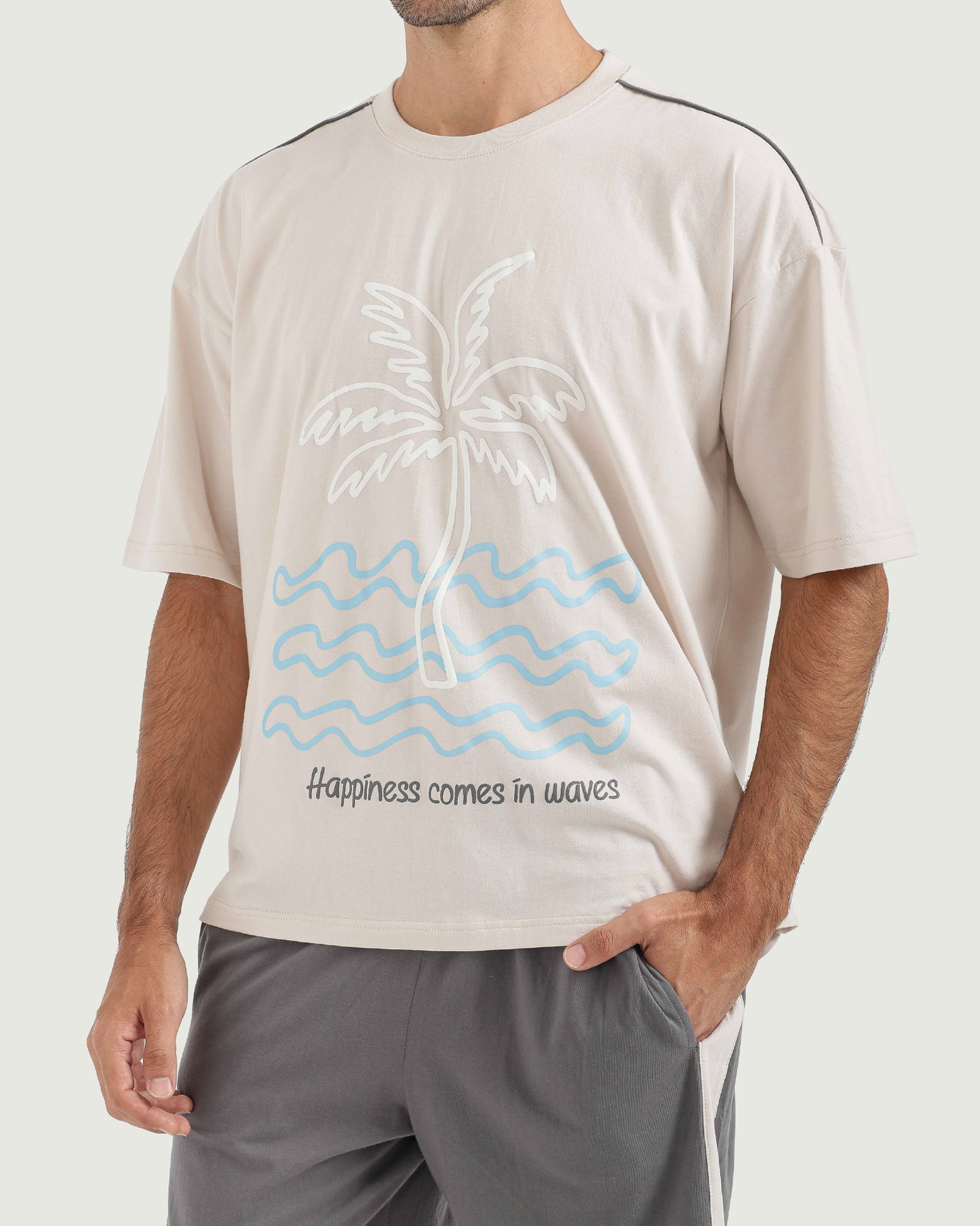 Men's Pajama Happiness Comes in Waves