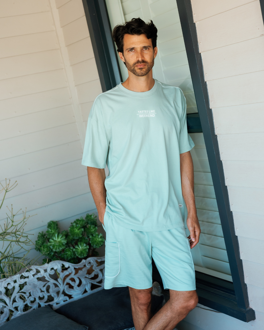 عطلة نهاية الأسبوع  بيجاما رجالي