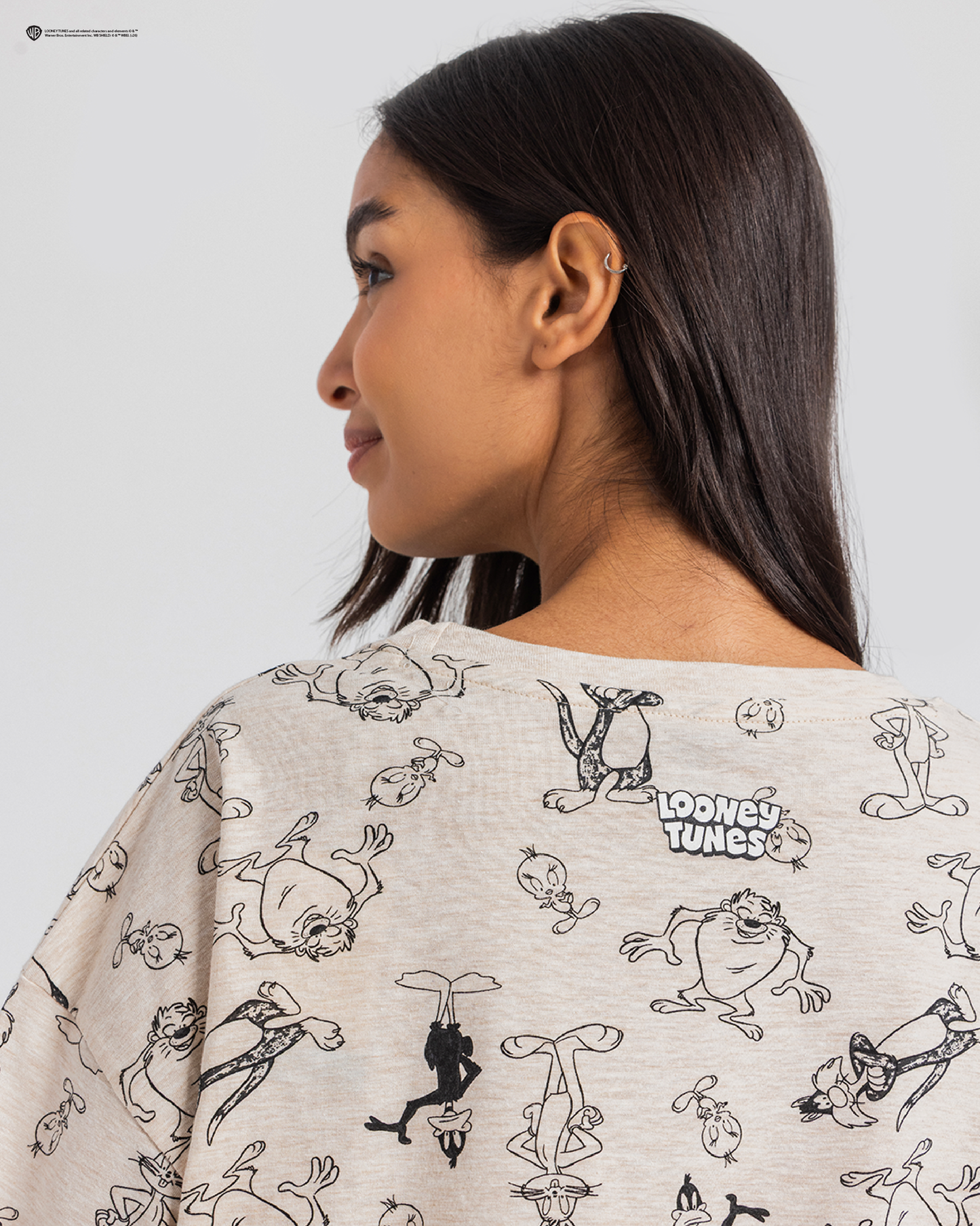 Looney Tunes That's All Folks Women Shirt Dress