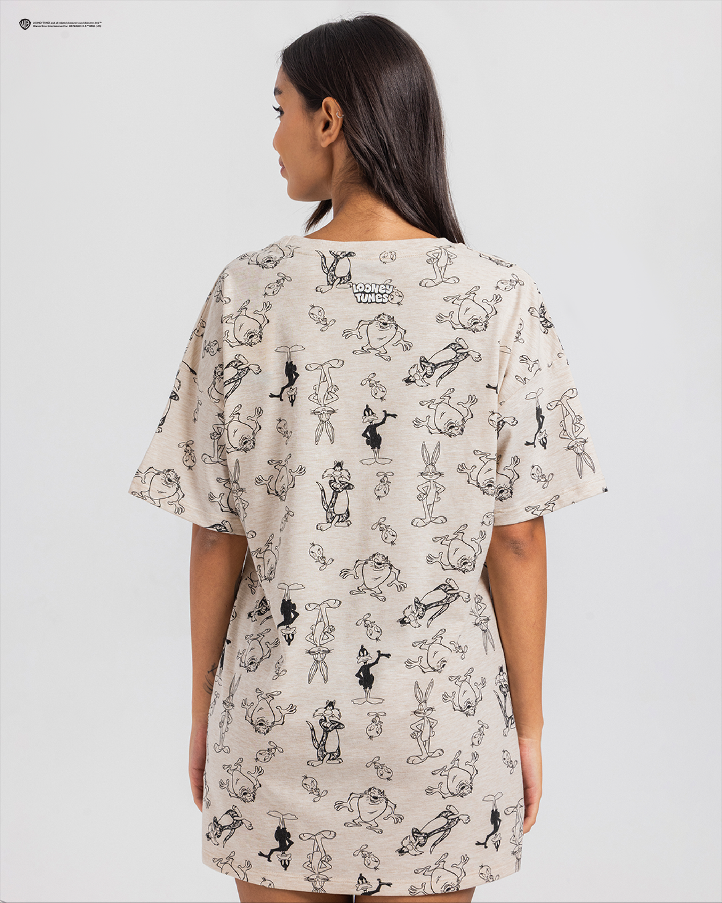 Looney Tunes That's All Folks Women Shirt Dress