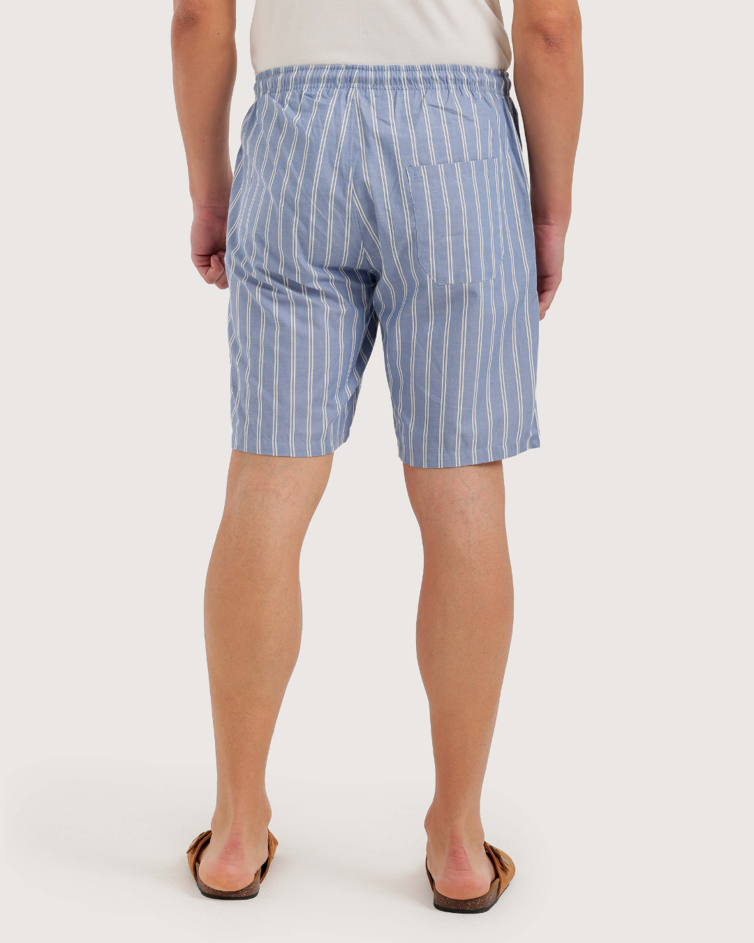 Striped Men's Shorts for Peaceful Sleep