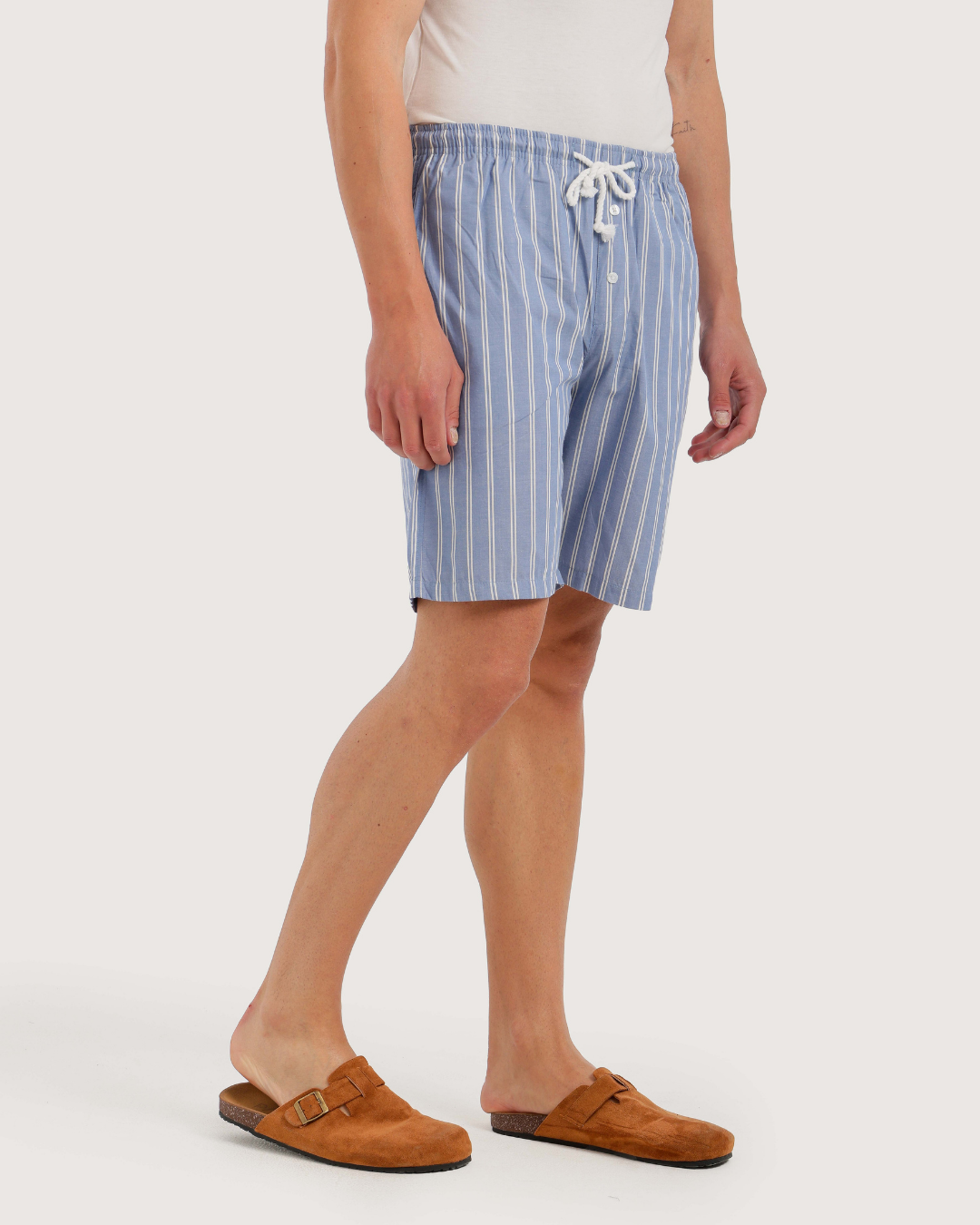 Striped Men's Shorts for Peaceful Sleep