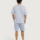 Printed top and shorts pajamas