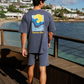 Casual men's set in washed cotton